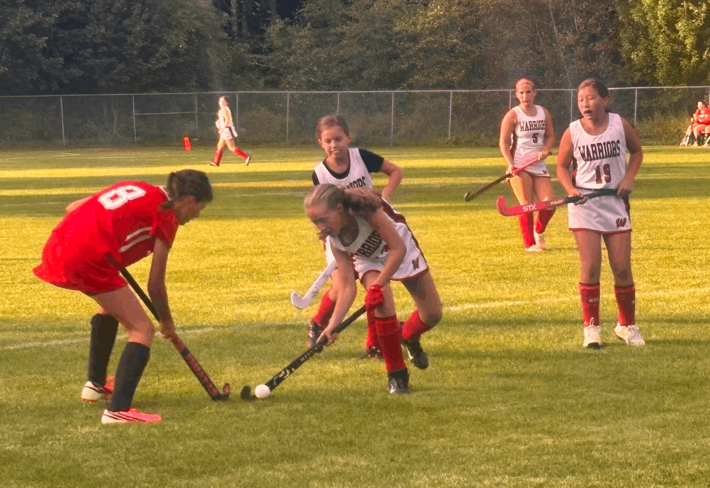 On Her Way To Score!